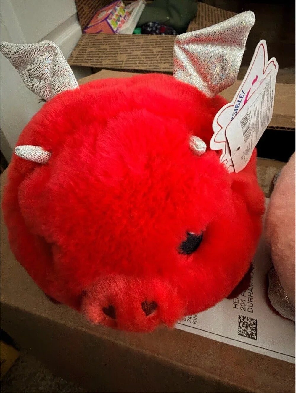 Aurora Reversible Plush Unicorn to Dragon Flip Stuffed Animal Toy qty 2